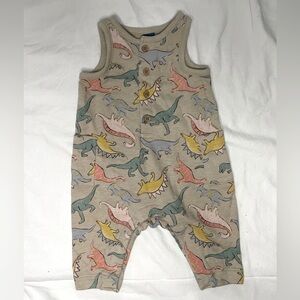 Old Navy Baby Gender Neutral Pastel Dinosaur Romper One Piece 0-3 Months